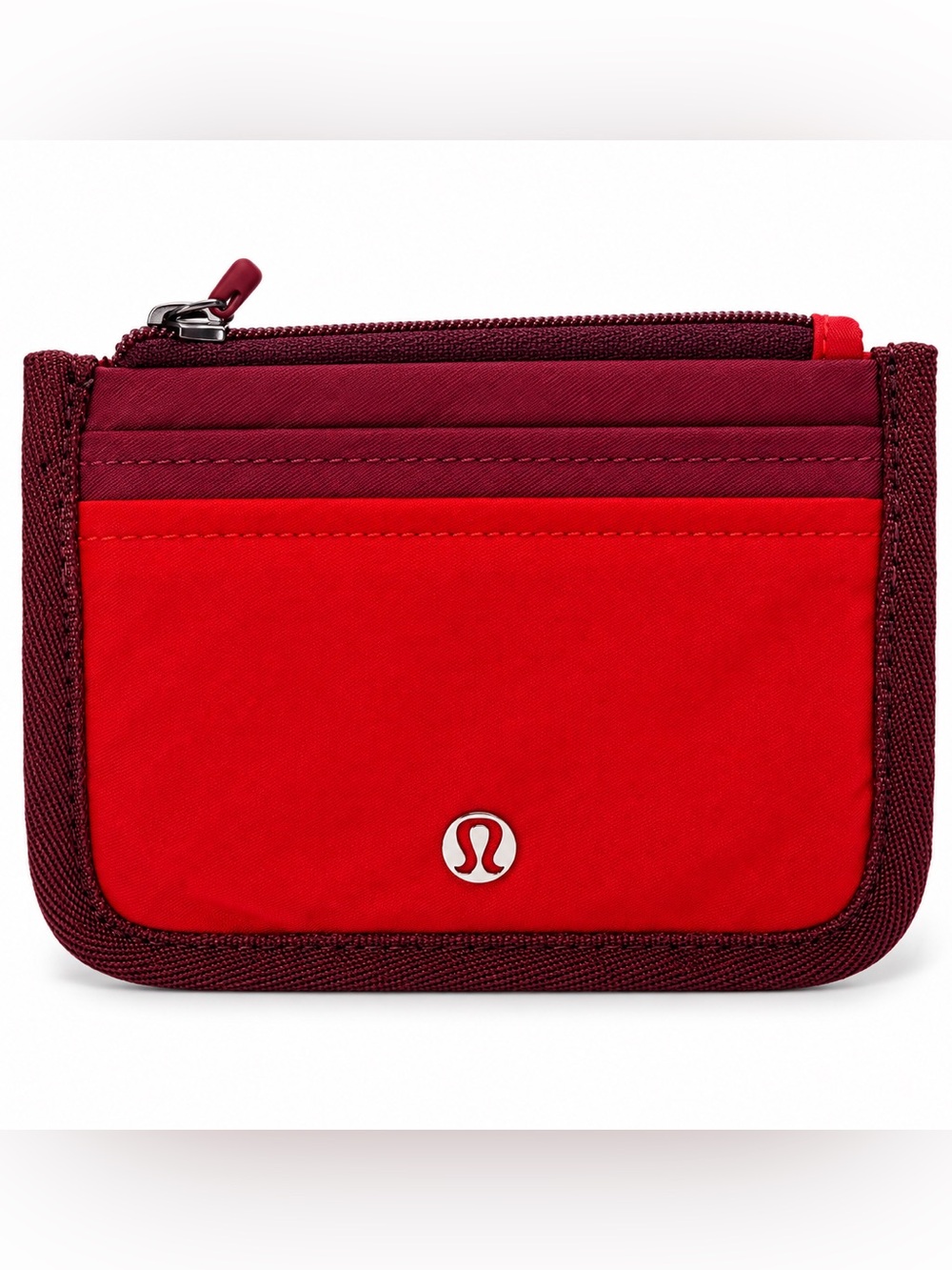 lululemon athletica Red and Burgundy Card Pocket Wallet
